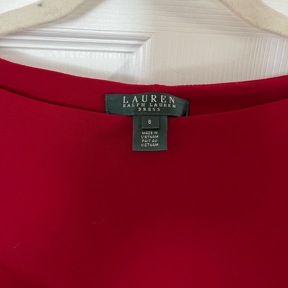 Ralph Lauren Strapless Red Dress - Picture 2 of 3
